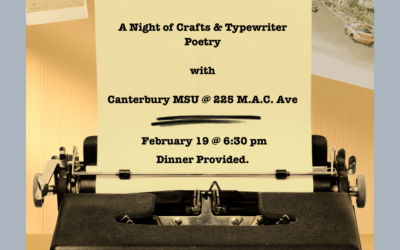 A night of crafts and typewriter poetry